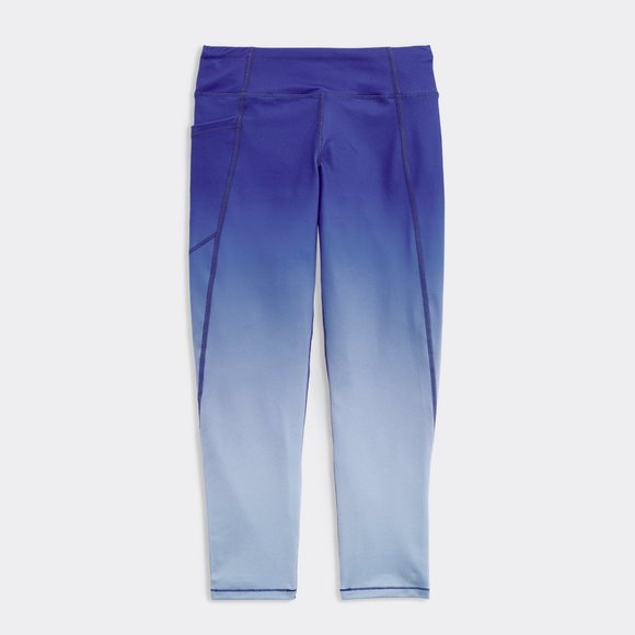 VINEYARD VINES Dip Dye Ombre Blue Performance Leggings ~ NWT! - Picture 5 of 5